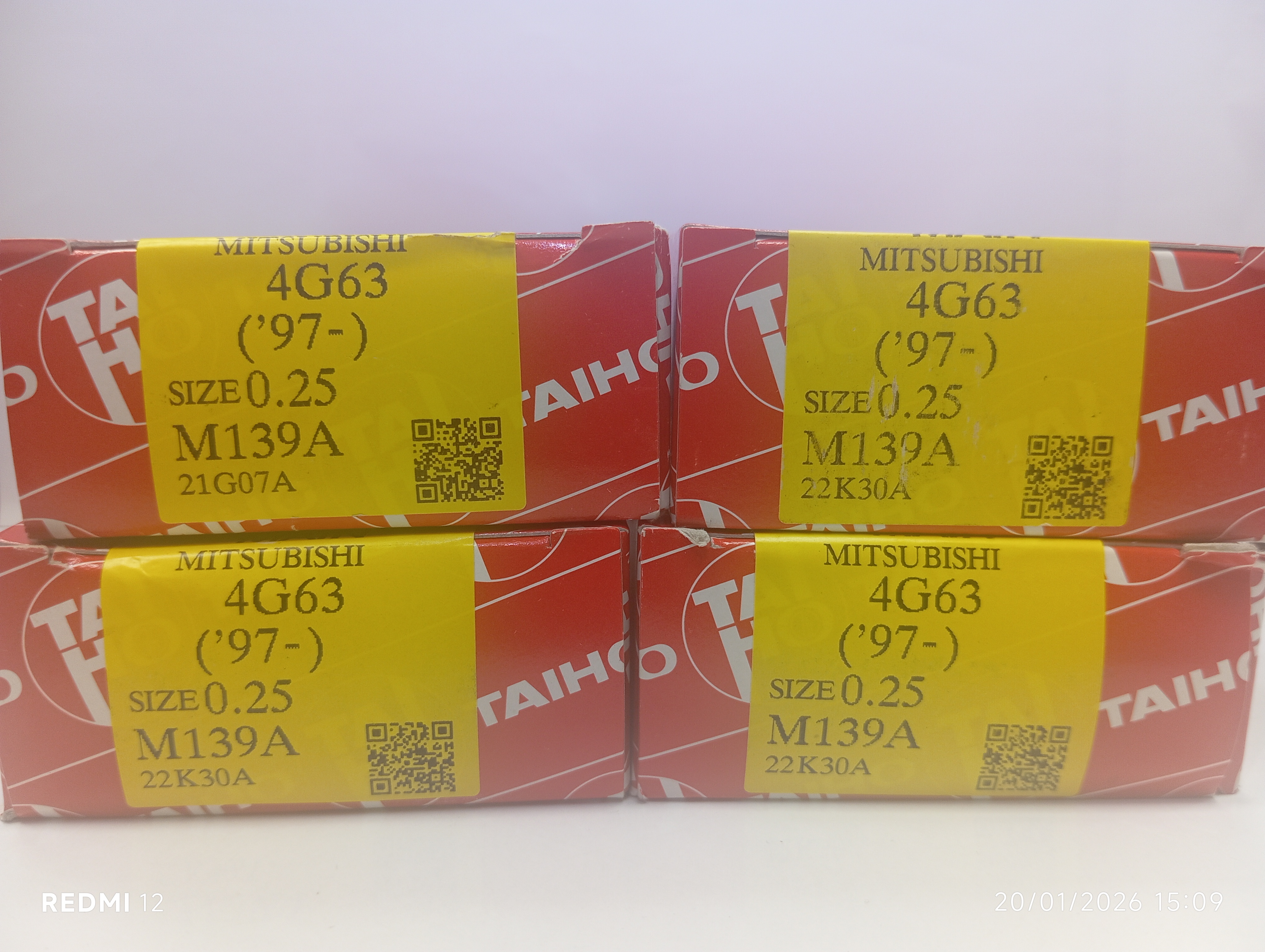 یاتاقان ثابت و متحرک سایز ۲۵ مناسب برای کاپرا وینگل و لندمارک برند تایهو اصلی ژاپن