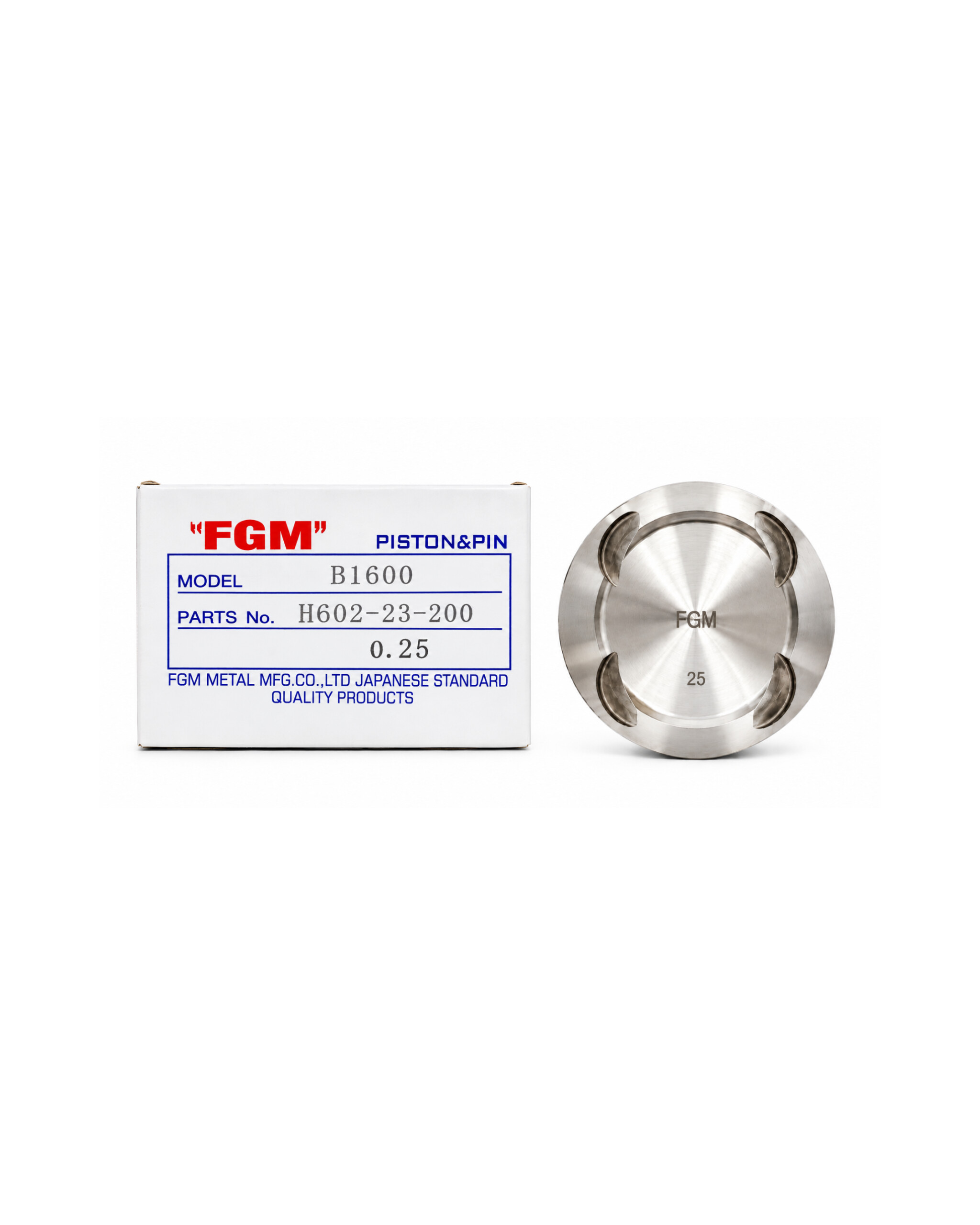 پیستون سایز ۲۵ مزدا وانت ۱۶۰۰ برند FGM ژاپن